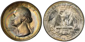 1974 D Quarter